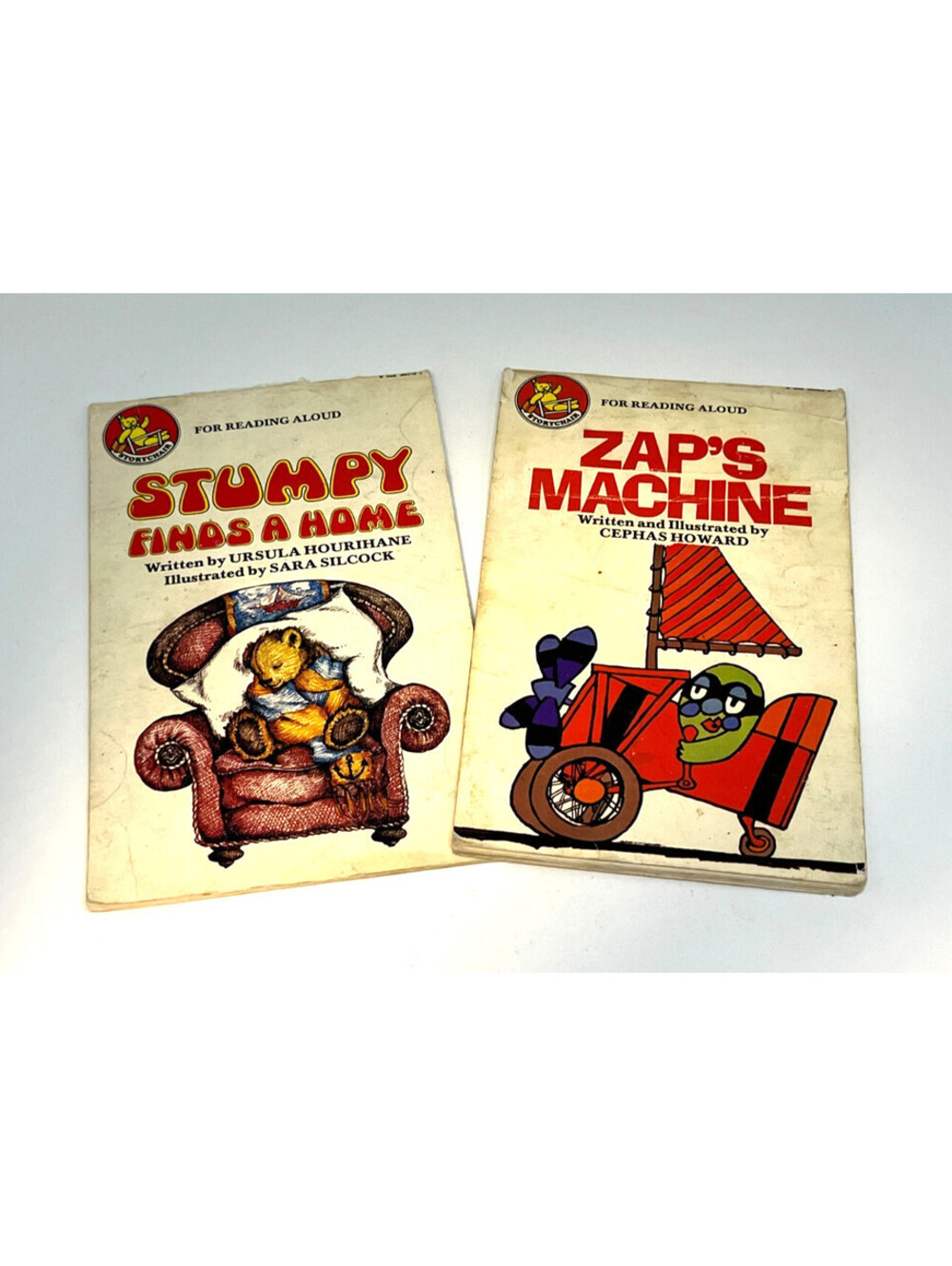 Vintage Storychair Children's Books Lot of 2 Zap's Machine Stumpy Finds Home